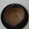 Heart-Shaped Smoked Clay Bowl