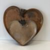 Heart Plate-Smoked Clay