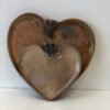 Heart Plate-Smoked Clay