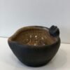 Heart-Shaped Smoked Clay Bowl