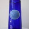 Hand-Blown Cobalt Blue Glass Pitcher