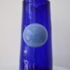 Hand-Blown Cobalt Blue Glass Pitcher