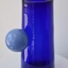 Hand-Blown Cobalt Blue Glass Pitcher