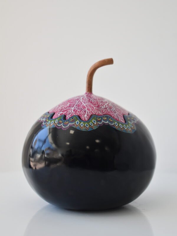 Hand Painted Pumpkin Shape Bule