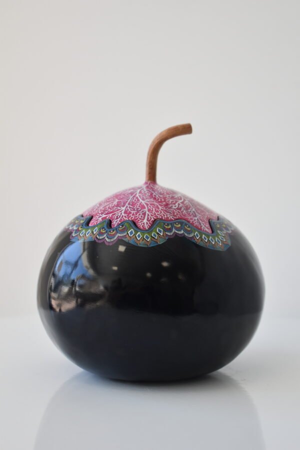 Hand Painted Pumpkin Shape Bule