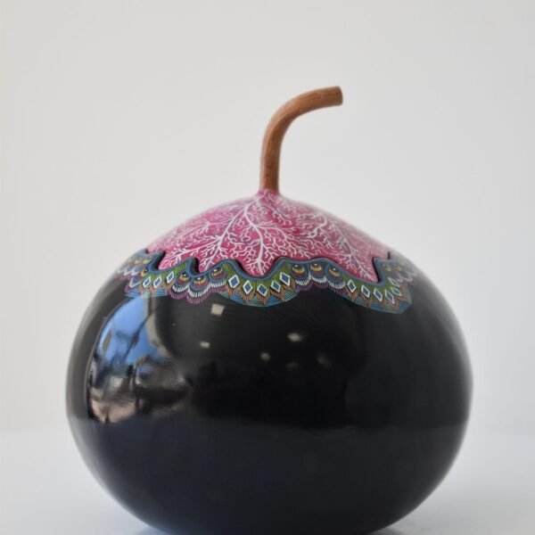 Hand Painted Pumpkin Shape Bule