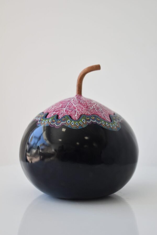 Hand Painted Pumpkin Shape Bule