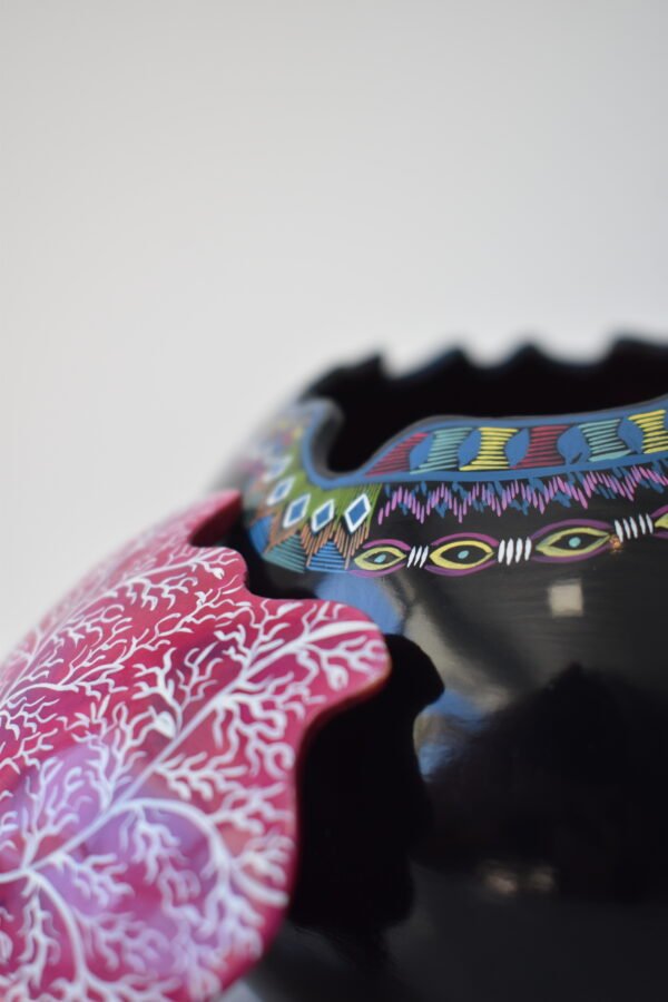 Hand Painted Pumpkin Shape Bule