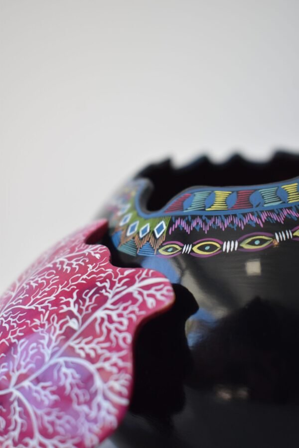 Hand Painted Pumpkin Shape Bule