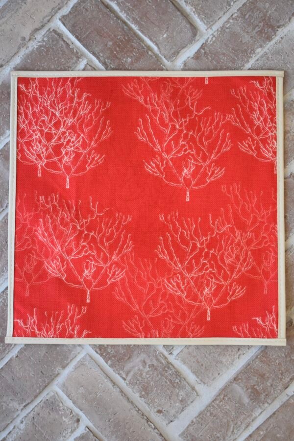 Placemat-Square Coral Pattern