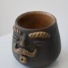 Smoke Mug with Mustache & Round Mouth