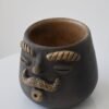 Smoke Mug with Mustache & Round Mouth