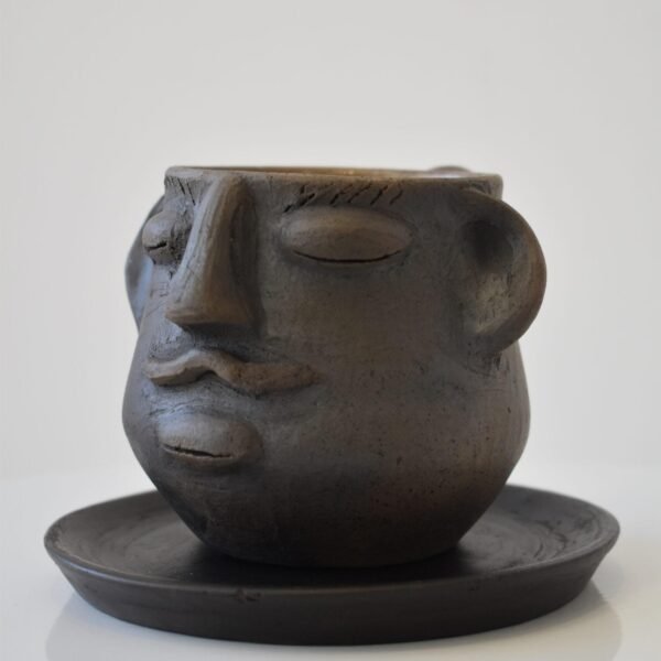 Set of Face Mug with Mustache