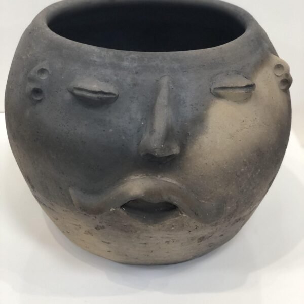Clay Face Pot