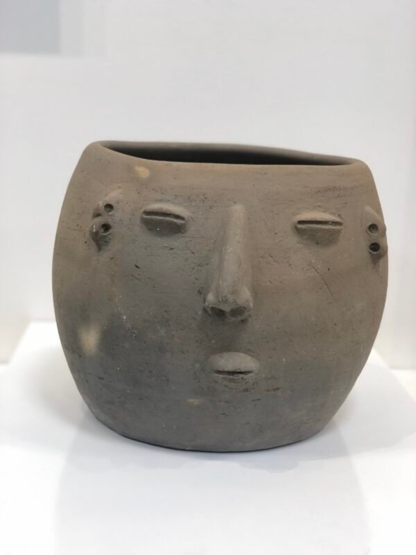 Clay Face Pot