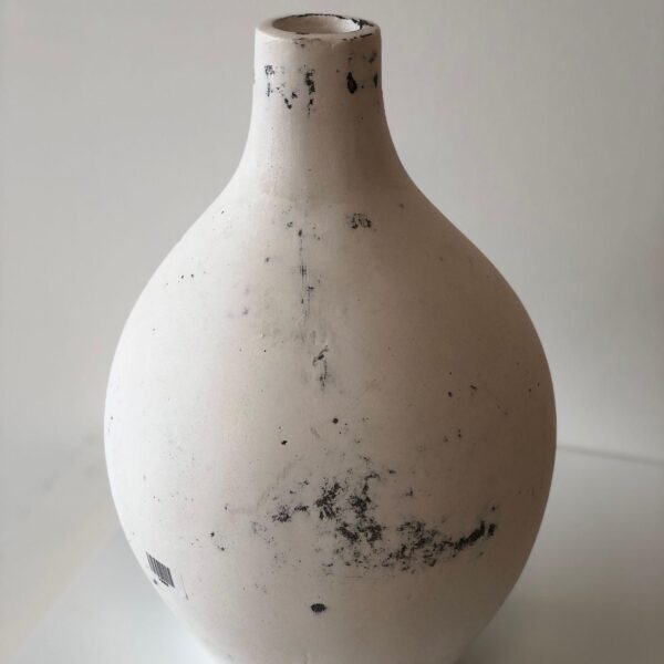 White Clay Vase
