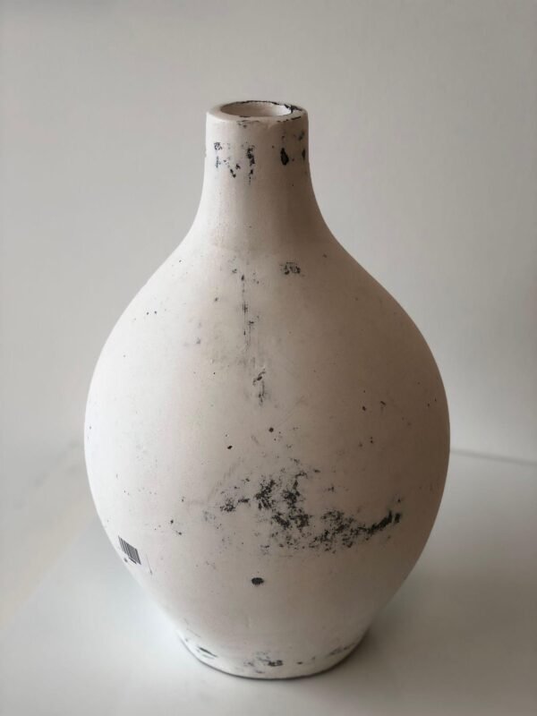White Clay Vase
