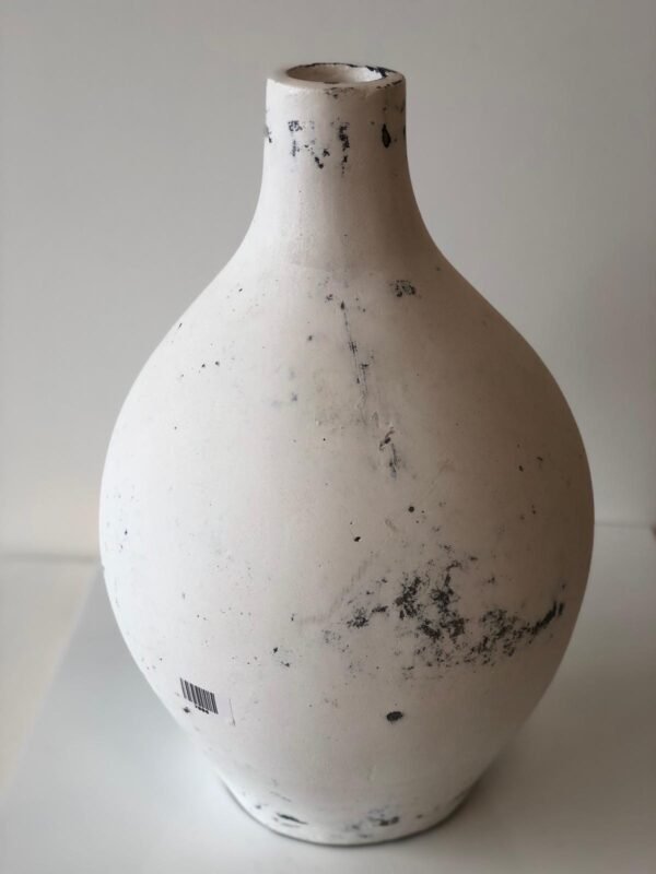 White Clay Vase