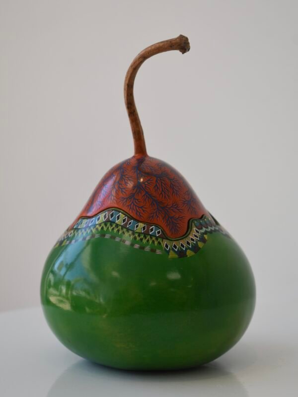 Hand Painted Bule-Pear Shape