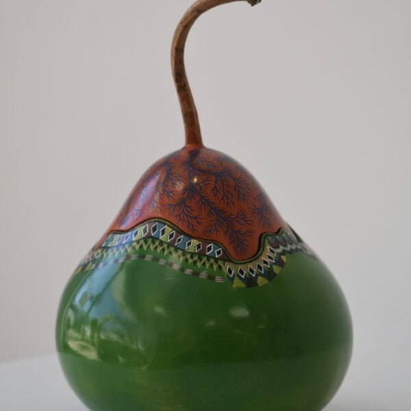 Hand Painted Bule-Pear Shape