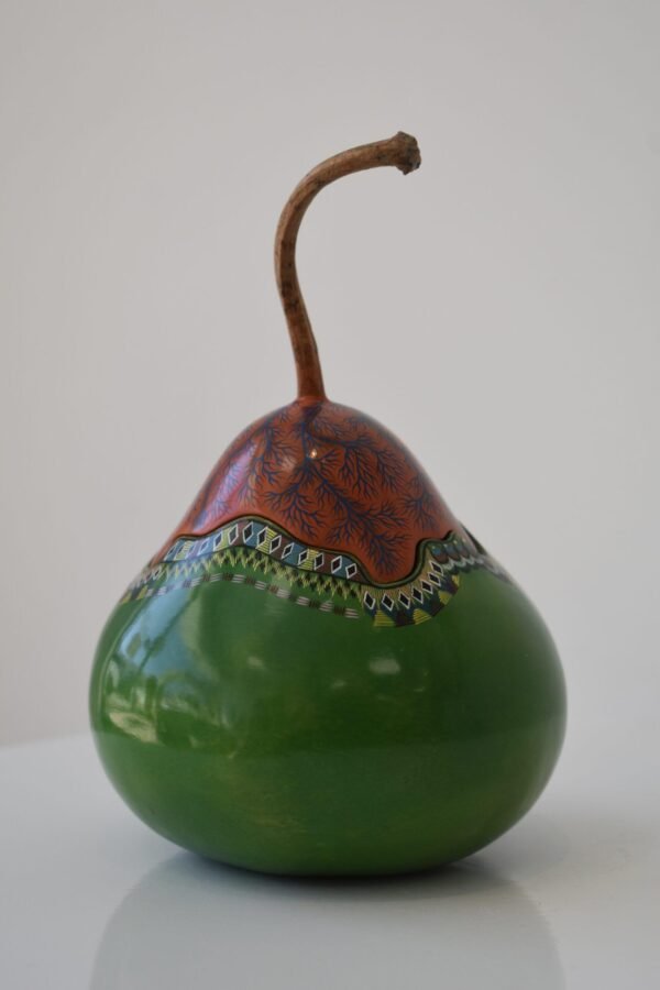Hand Painted Bule-Pear Shape