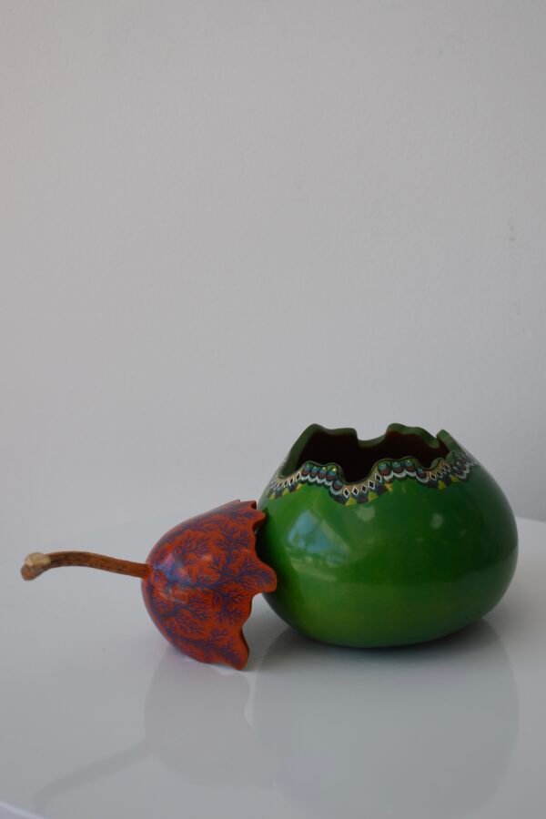 Hand Painted Bule-Pear Shape