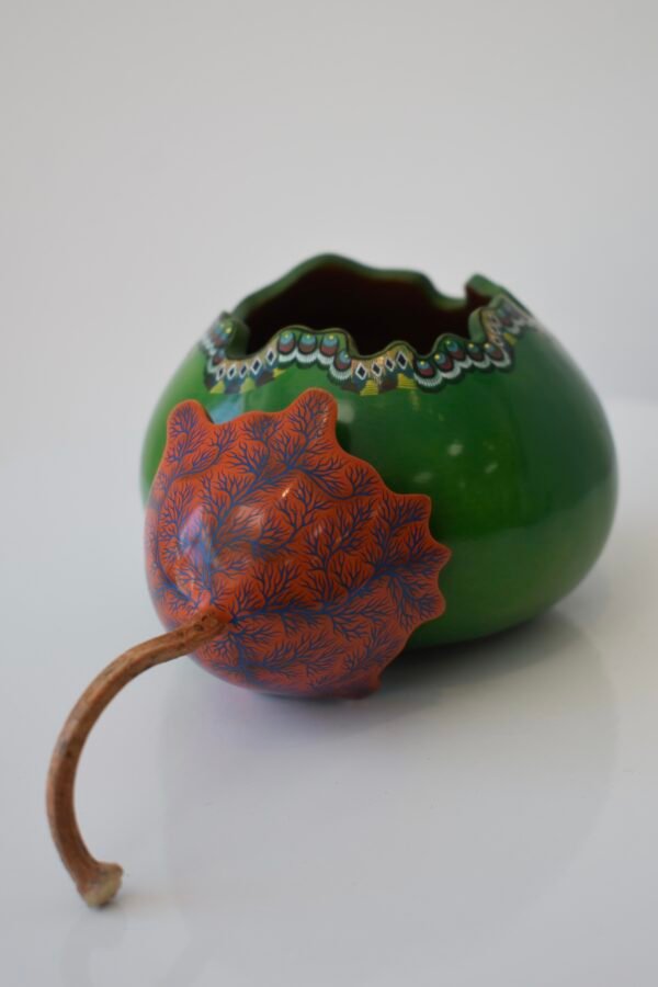 Hand Painted Bule-Pear Shape