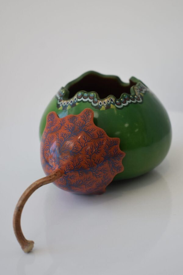 Hand Painted Bule-Pear Shape