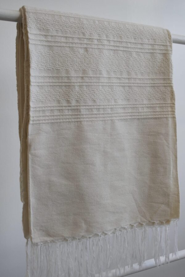Handwoven Table Runner- Ivory