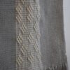 Handwoven Table Runner Light Gray